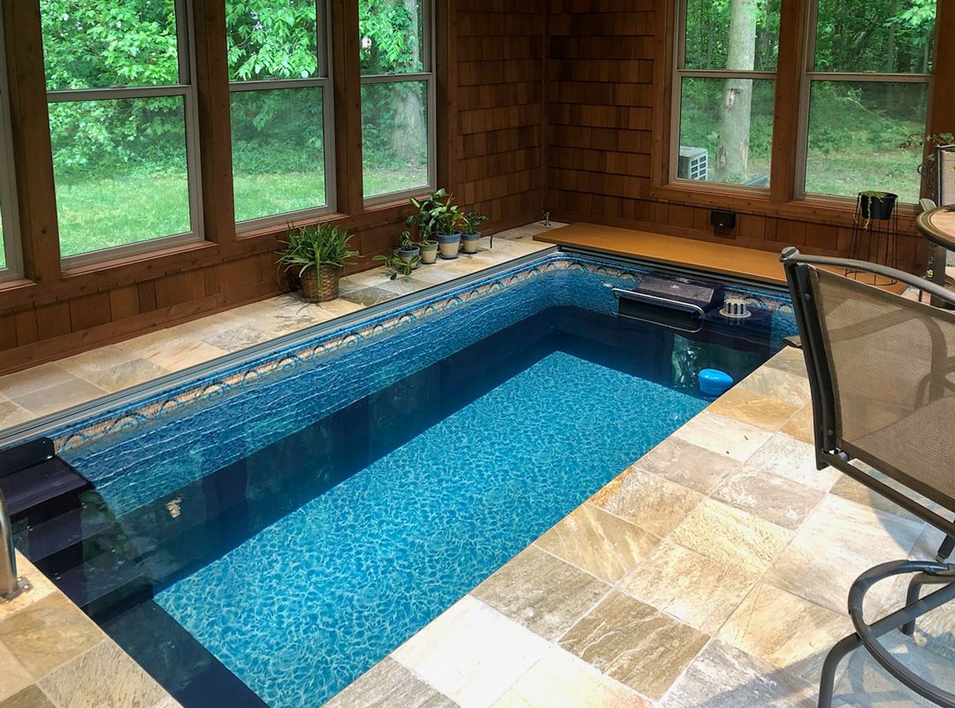 picture of Endless Pools sunroom pool for aquatic therapy for osteoarthritis