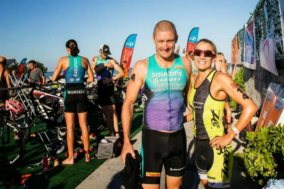 professional triathletes Luke McKenzie and Beth Gerdes