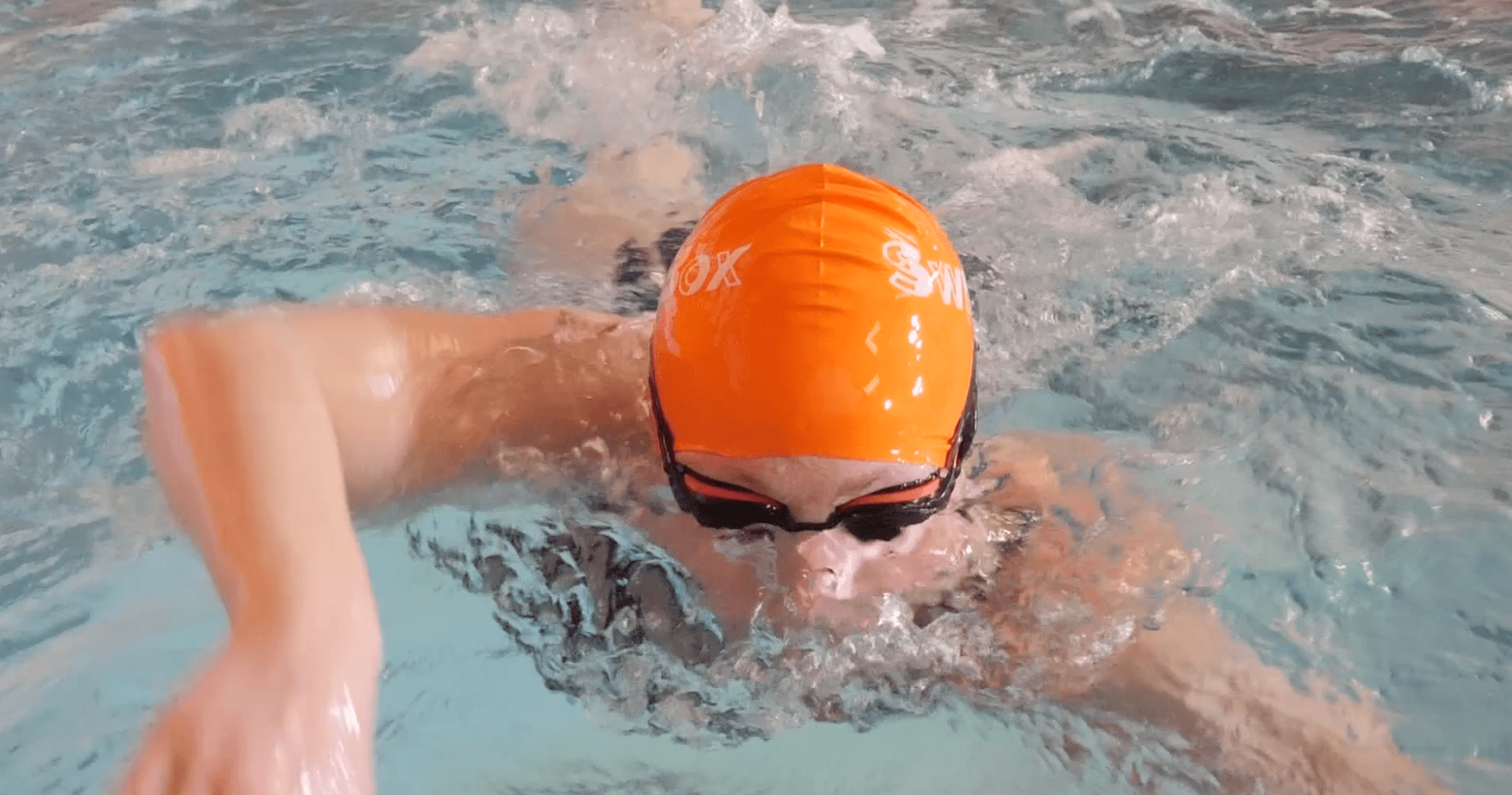 The Alligator Eyes open-water swim drill demonstrated in the Performance Endless Pool at SwimBox swim studio